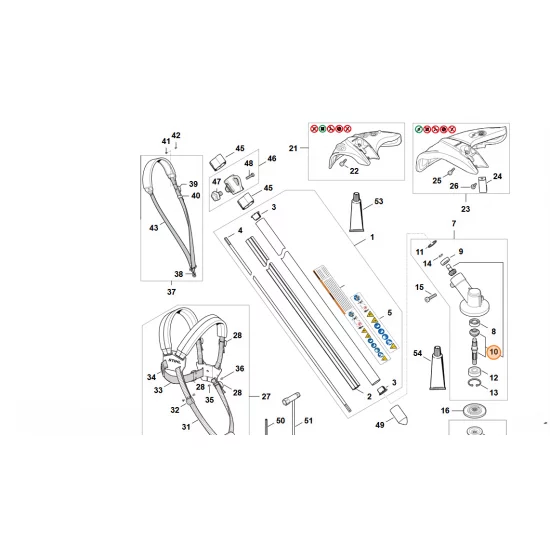 STIHL   Zestaw zębnika 4144 640 7301
